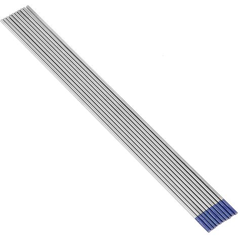 10 blau bespitzte Wolfram-Yttrium-Elektroden WY20, 1,6 mm x 150 mm Nadel (1/5)