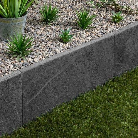 Bordure de jardin Ardoise Noire Vieillie 60x30x3 cm (à l'unité) - RO'MA NATURE (1/3)