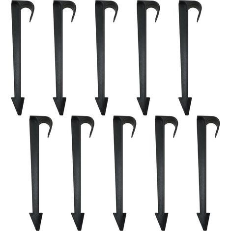 50 Gartenschlauchhalterungen 16/20 mm für 1/2- und 3/4-Zoll-PE-Schläuche, Halterung für Tropfbewässerungsschläuche aus Terrakotta