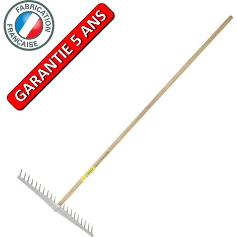 OUTILS PERRIN Râteau polypro multi usage 63 cm manche 1,80 m, pour le jardin et le potager (1/3)