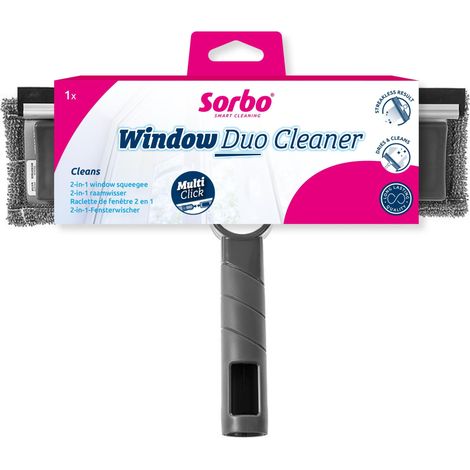 Window Duo Cleaner, Raclette et Mouilleur Vitres avec Microfibre (1/5)
