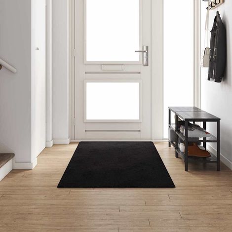 Teppichläufer Schwarz 100 x 300 cm 100% Polypropylen Tuft