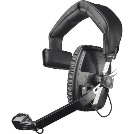 Beyerdynamic Auriculares de una oreja con micrófono hipercardioide dinámico, 50 ohmios, negro Negro (1/3)