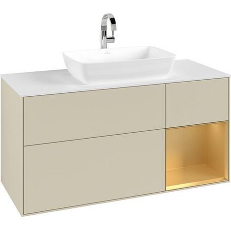 Villeroy & Boch F831HFHJ Meuble sous-lavabo Finion F83 (1/3)