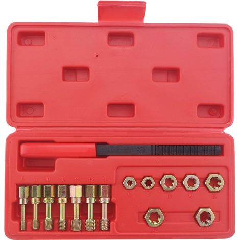 Kit 15 outils retaraudage métriques – Limes, tarauds et filières – Pour réparation de filetage mécanique et automobile (1/5)