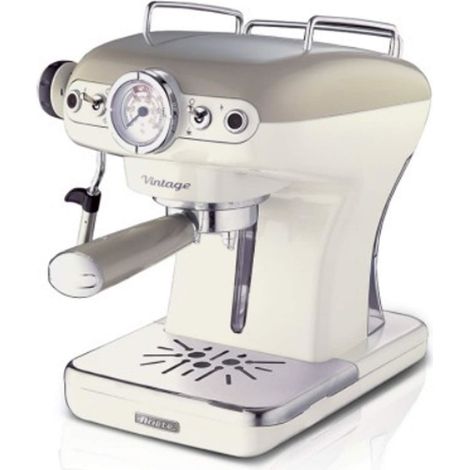 Ariete 1389/13-beige 1389 Coffee Machine Vintage-1389/13-beige, Plastic, 900 W, Beige