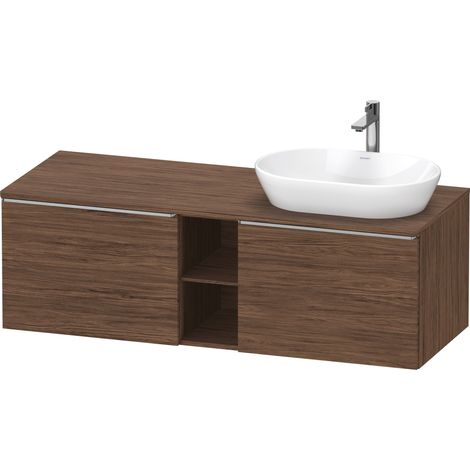 Lavabo de consola Duravit D-Neo, suspendido (corte a la derecha),