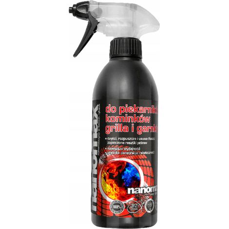 Spray detergente Nanomax per forni, griglie e caminetti, 500 ml