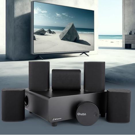 Sistema home theater wireless 5.1 nero OKMYHOME