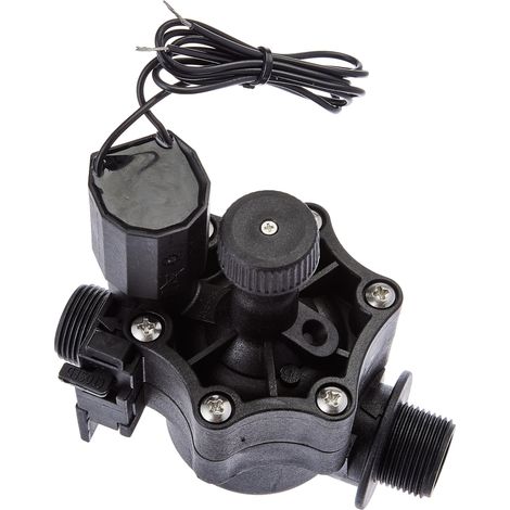 Aqua Control C12033 – Elettrovalvola maschio da 3/4, Nero, 1 pezzo (1/3)