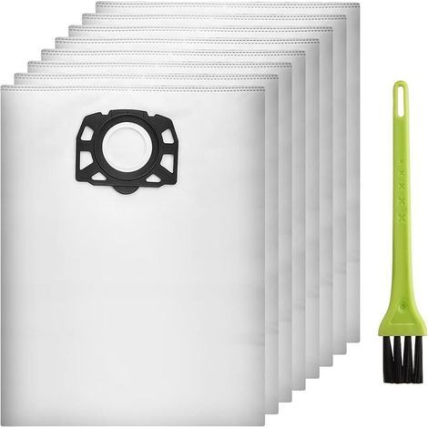 Lot de 8 Sacs pour kärcher WD5 WD4 WD6 MV4 MV5 MV6 Sacs Filtre d'Aspirateur pour Karcher Filtrants de Remplacement 2.863-006.0 (1/5)