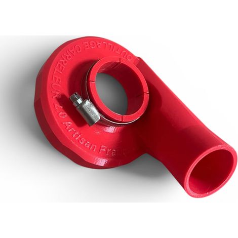 Capot Aspirant pour Pads de Finition 125 mm Ponçage de Biseaux Sans Poussière