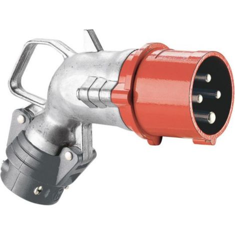 Fiche mobile coudée Hypra IP44 16A - 380V à 415V - 3P+T - métal - LEGRAND