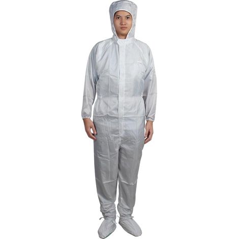 Weiß Reißverschluss Baumarkt Streifen antistatischen Global Anzug Uniform XL Elektro- (1/3)