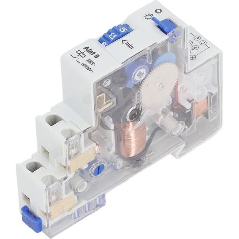 Minuteur Mécanique 230V AC pour Chauffage et Luminaire, Réglable 1 à 7 Minutes (1/5)