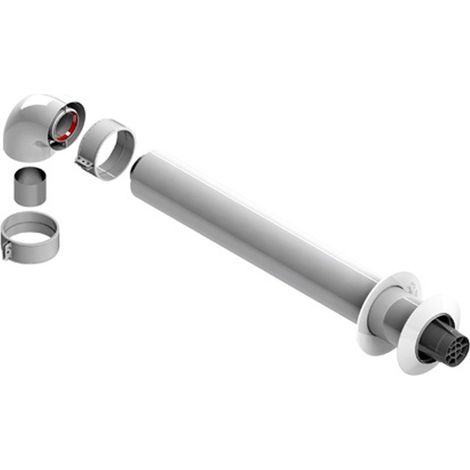 Kit coassiale orizzontale d60-100 per modelli ariston (1/3)