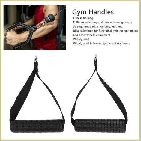 Cocosity poignées d'exercice de gym Poignées D'exercice, 2 Pièces, Bandes Résistantes en Caoutchouc Flexible, Poignées sport poids (1/5)