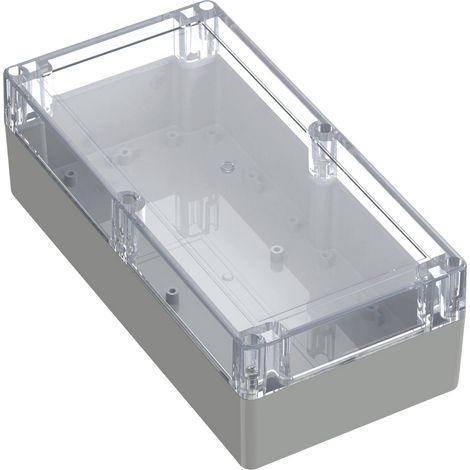 TRU COMPONENTS 6U07241208437 TC-13865180 Industrie-Gehäuse 240.2 x 120.1 x 75.1  ABS-PC  Lichtgrau,