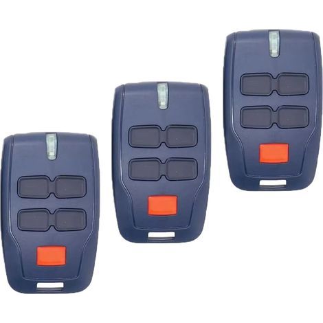 Lot 3 Télécommandes BFT Mitto 4 Boutons 433MHz Porte Garage (1/5)
