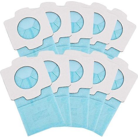Lot de 10 paquets de papier pour aspirateur Makita DCL182, CL107, CL072, CL102, BCL142, BCL182 (1/5)
