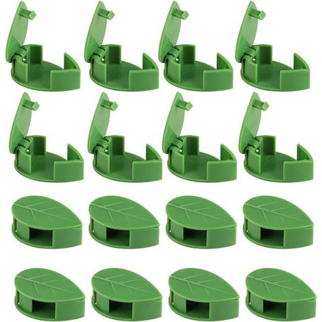 50 clips de soporte para plantas trepadoras, clips autoadhesivos para plantas trepadoras de interior y de pared. (1/4)