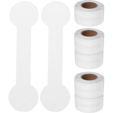 INOOMP Étiquettes Adhésives Paquet de 5 Rouleaux Papier Kraft (1/5)