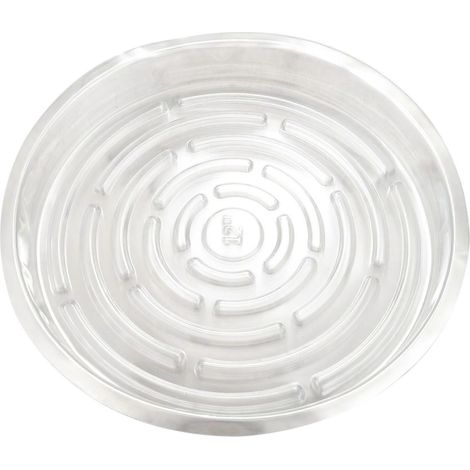 Soucoupes pour plantes, lot de 10, 30 cm (12 pouces), transparentes, pour pots de fleurs avec système d'égouttement. (1/5)