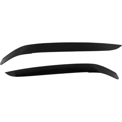 Pare-soleil de phare avant noir brillant ABS de remplacement pour Commodore, protection de sourcil de phare (1/5)