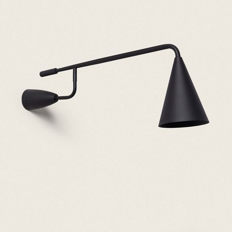 LED Wandleuchte 8W Aluminium Elise Schwarz (1/5)