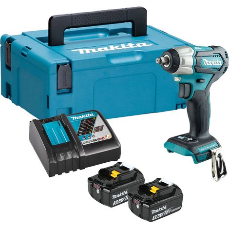 Makita DTW180RFJ 18V LXT 3/8" Brushless Impact Wrench - 2 x 3.0Ah Batteries, Charger &amp Makpac 2 Case (1/5)