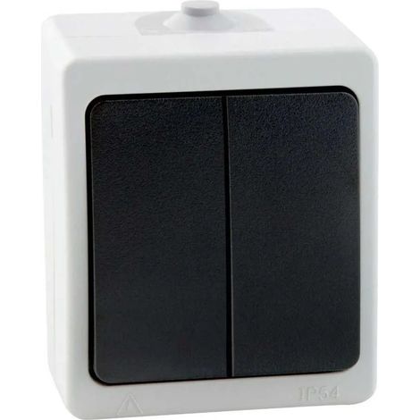 Schalter onlex surface double switch Staub und Wasserschutz