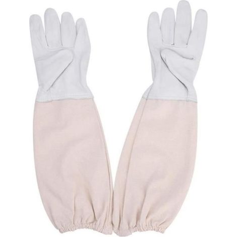 Apicole Costume Équipement de Protection Professionnel Anti Abeille avec Longs Gants et Capuchon en Voile pour Apiculteur (L) (1/3)