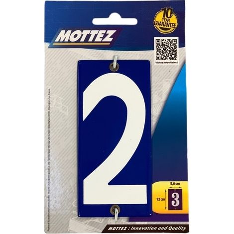 Numéro de maison chiffre 2 (1/3)