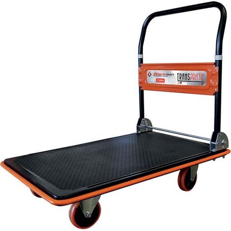 Chariot Transpratic Dossier Rabattable 150kg Stockman