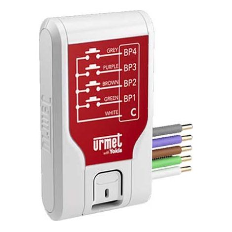 Emetteur encastré 4 canaux indépendants Radio Zigbee