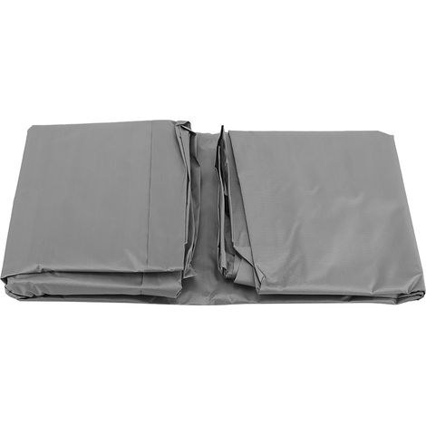 Housse imperméable et anti-poussière pour meubles, chaises et canapés, protection pour jardin, terrasse et extérieur, grise (1/5)
