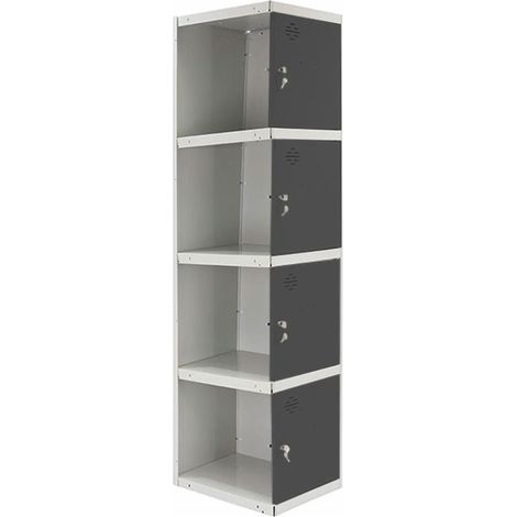 Taquilla 1800x300x500 SIMONLOCKER PROFESIONAL 4 PUERTA 1/4 300 ADI BL/AN marca SIMONRACK