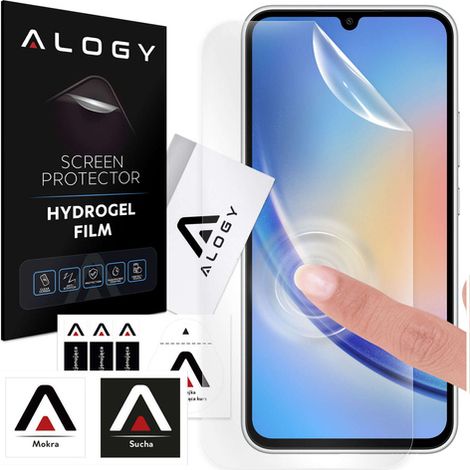 Protector de pantalla de hidrogel para teléfono Samsung Galaxy A34 4G/5G Alogy Hydrogel Film (1/5)