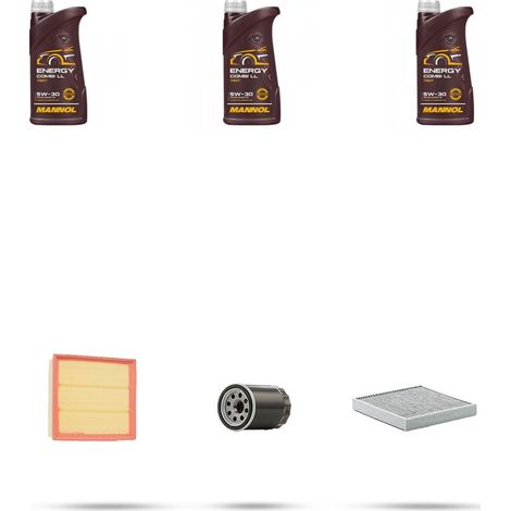Kit tagliando 3 FILTRI e 3L OLIO compatibile con Hyundai ATOS 1.1 45kw dal 2003 (1/4)