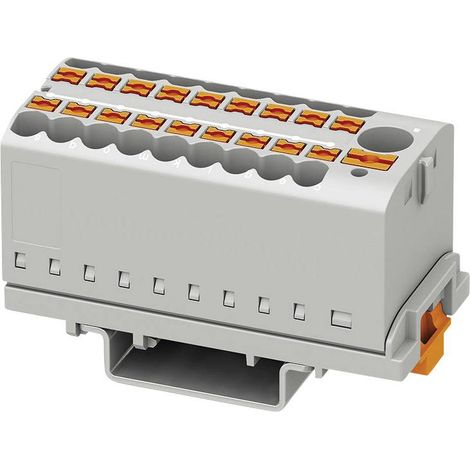 Bloc de distribution Ptfix 6/18X2.5-NS35 GY