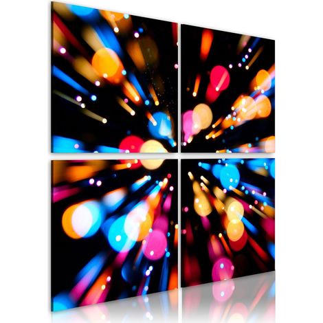 Tableau cours de lumières - 90 x 90 cm (1/4)