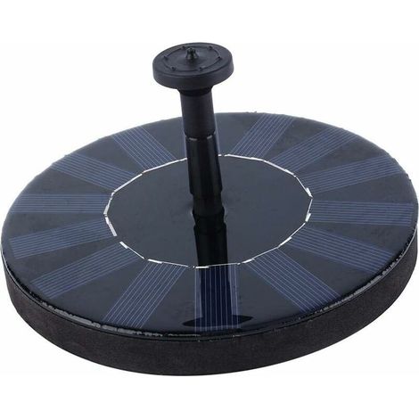 Floating Garden with Solar Panel Fountain Pump for Bird Fountain, Pond, Garden and Lawn (1/5)