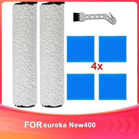 NEW400 Ersatz-Walzenbürstenfilterset für EUREKA NEW400 Akku-Nass-/Trockenreiniger für Hartböden (1/5)