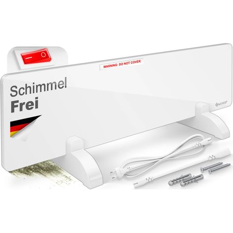 KESSER® calefactor infrarrojo antimoho, 50 W - set de 1, blanco (1/5)