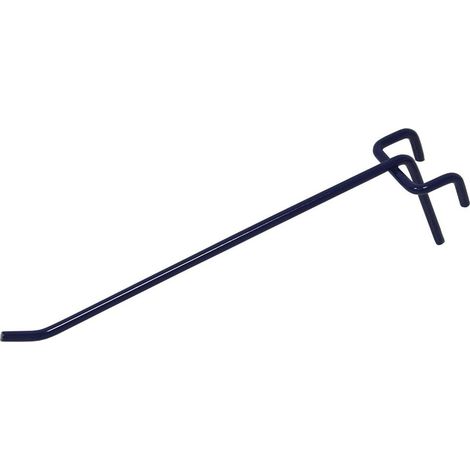 GANCHOS AZUL BLISTER VARILLA SIMPLE 22CM