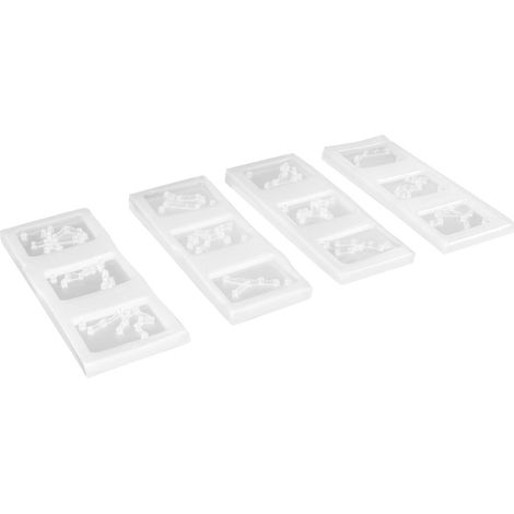 4-teiliges Set Silikonformen für Anhänger, ohne Stanzen, für DIY-Projekte in Küche und Haushalt (1/5)