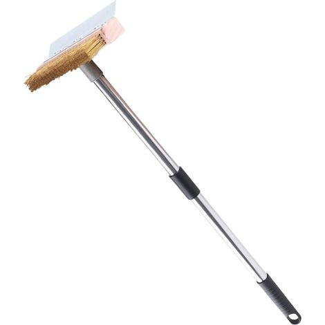 Brosse pour four à pizza - Outil de nettoyage robuste pour gril, idéal pour la cuisine, le jardin, les étudiants et les écoles. (1/5)
