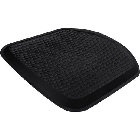 Neues Gel-Autositzkissen – Kühlender Stoff, für alle Jahreszeiten geeignet – Komfortabel, atmungsaktiv und druckentlastend – Schwarz – 48 × 48 cm (1/5)