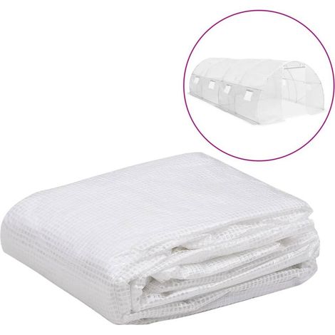 Couverture de remplacement de serre Bâche de rechange Serre de Jardin (18 m²) 3x6x2 m Transparent NSME2285 (1/4)