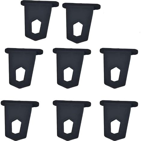 Lot de 8 crochets de store portables pour camping-car, caravane, fête, auvent plus long, décoration intérieure et extérieure (1/5)